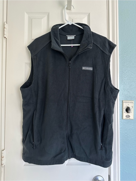 Columbia Other - Columbia Steens Mountain Soft Fleece Black Vest Full Zip XL